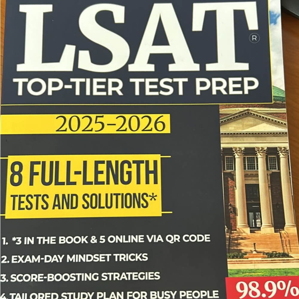 LSAT Top-Tier Test Prep Book